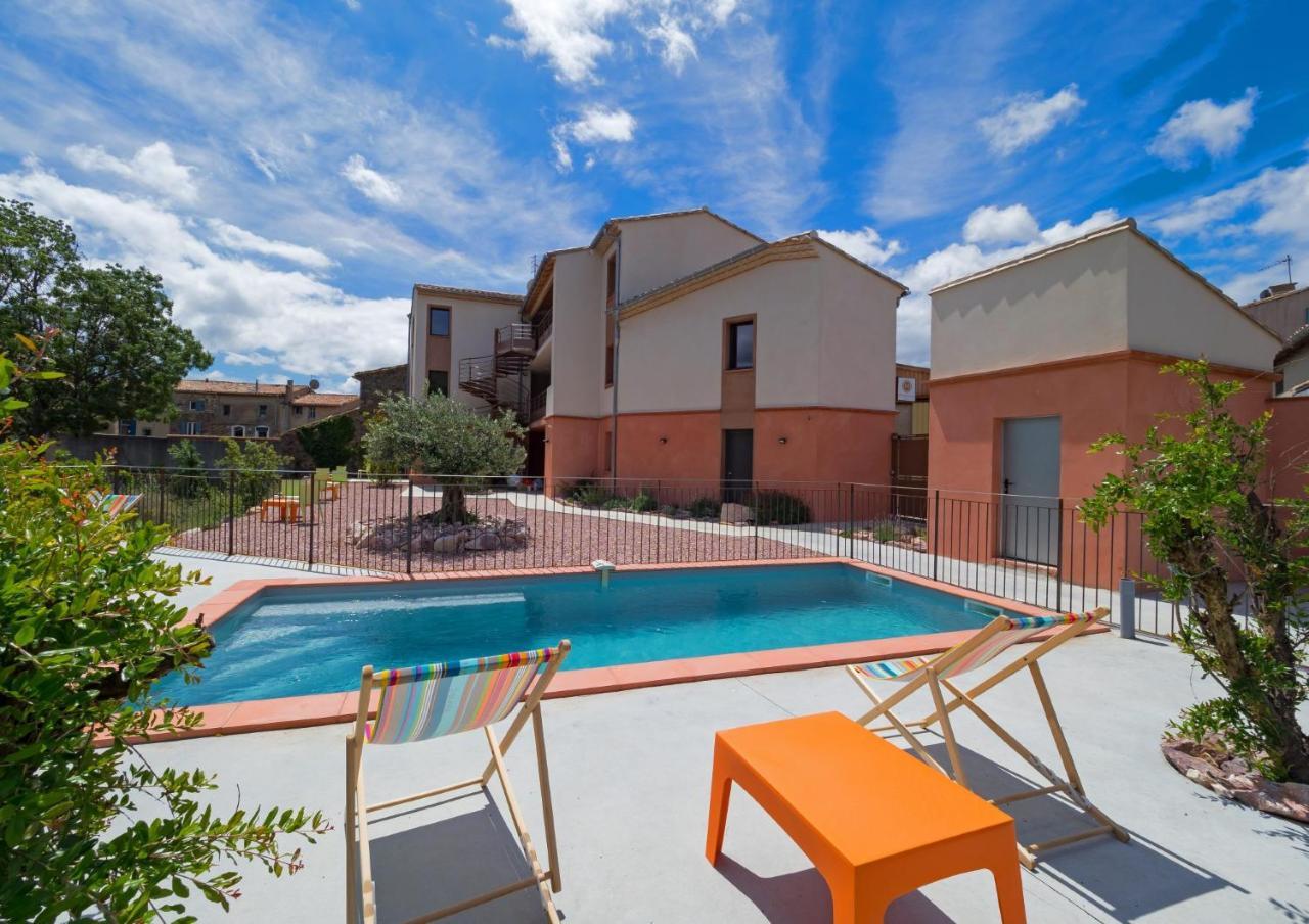 Logis Hotel - Restaurant La Marbrerie Caunes-Minervois 外观 照片